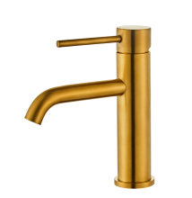 Håndvaskarmatur Slim vinkel messing